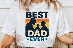 Retro Best Dad Ever Clipart Bundle - CraftNest - Digital Crafting and Art