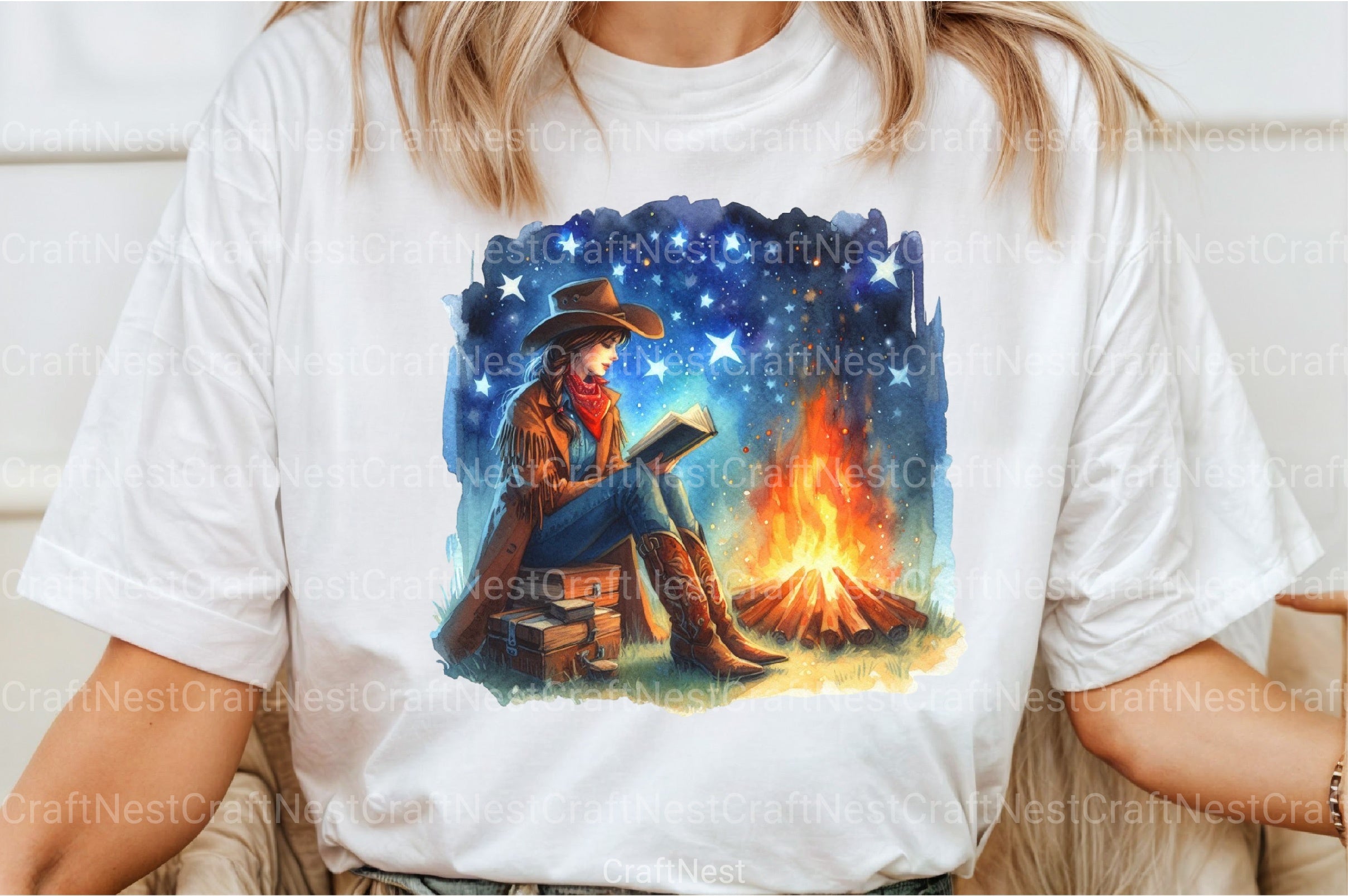 Western Cowgirl Book Clipart Bundle - CraftNest - Digital Crafting and Art