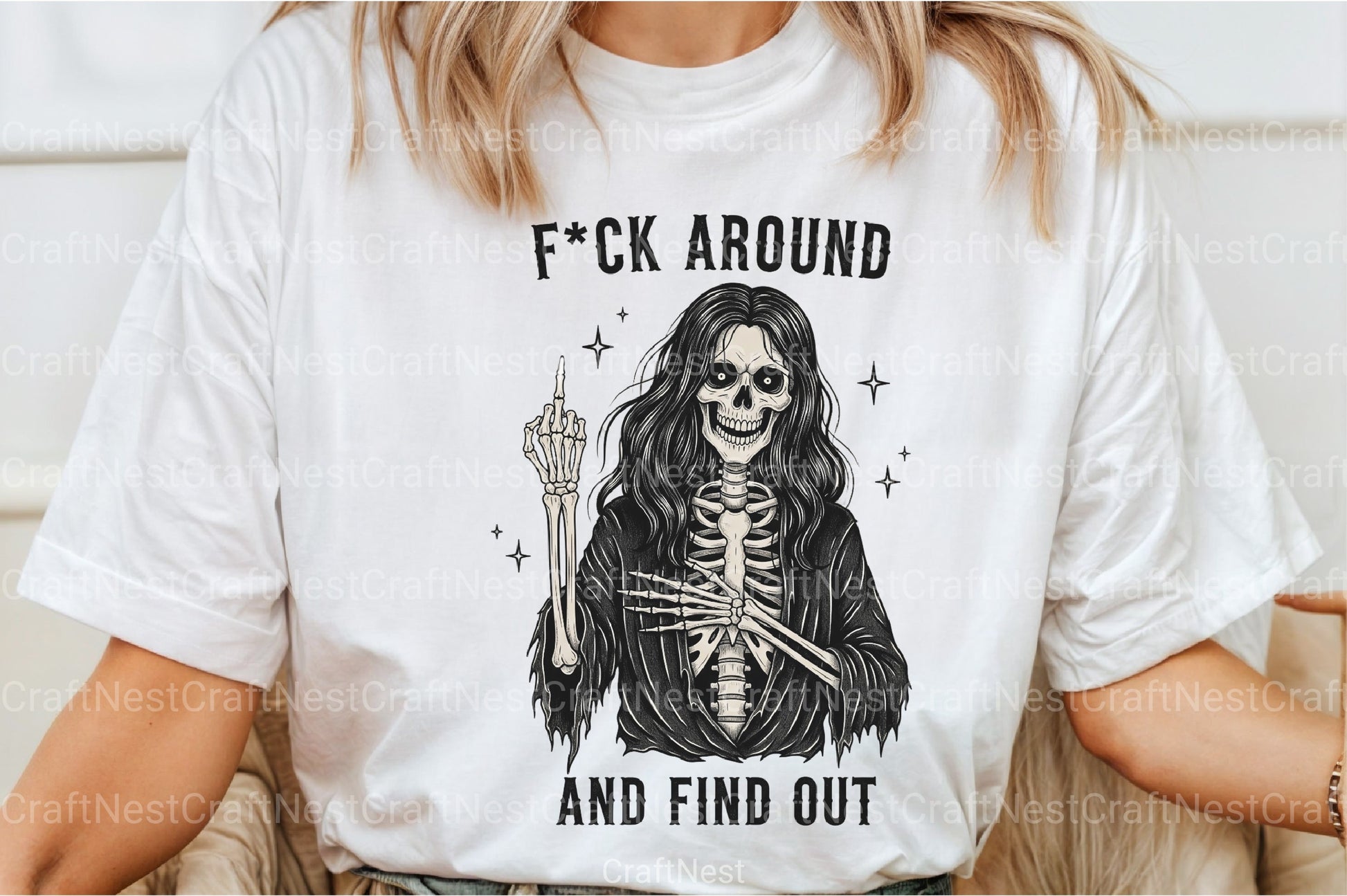 Funny Halloween Sassy Skeleton Clipart Bundle - CraftNest - Digital Crafting and Art