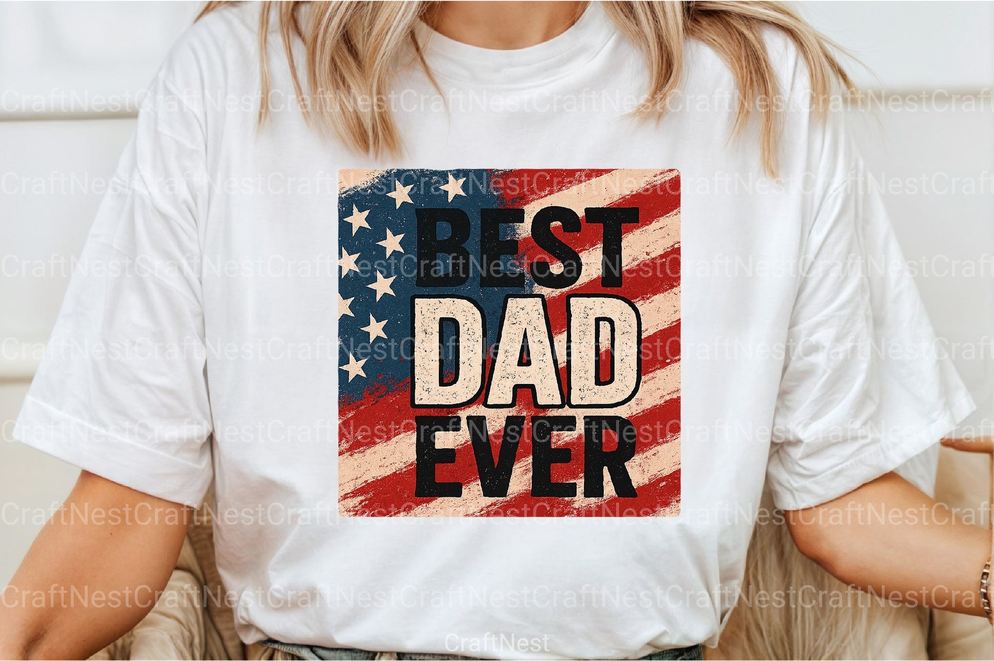 Patriotic Best Dad Ever Clipart Bundle 2 - CraftNest - Digital Crafting and Art