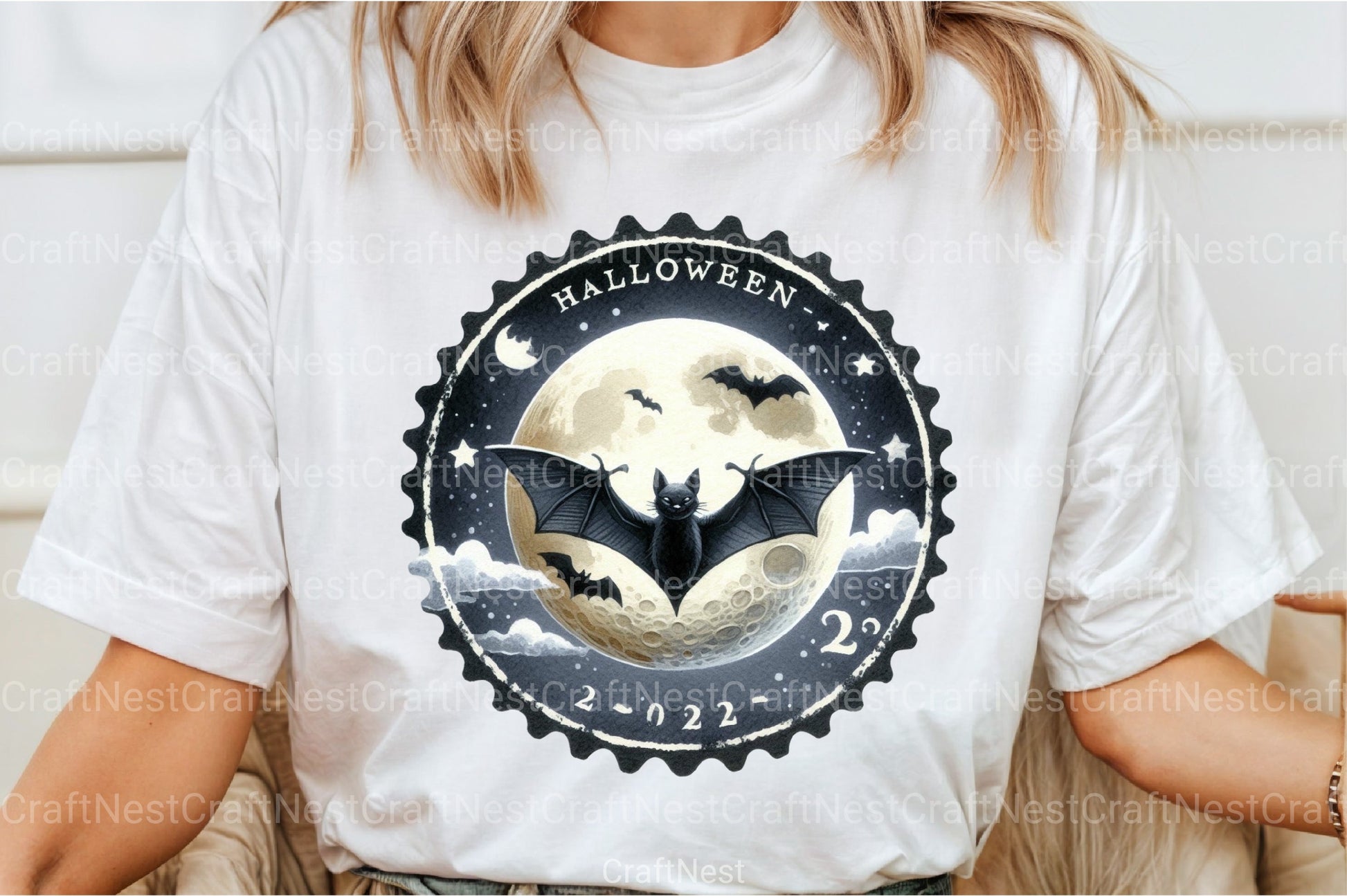 Halloween Stamp Clipart Bundle7 - CraftNest - Digital Crafting and Art