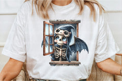 Funny Skeleton Peeking Clipart Bundle 4 - CraftNest - Digital Crafting and Art