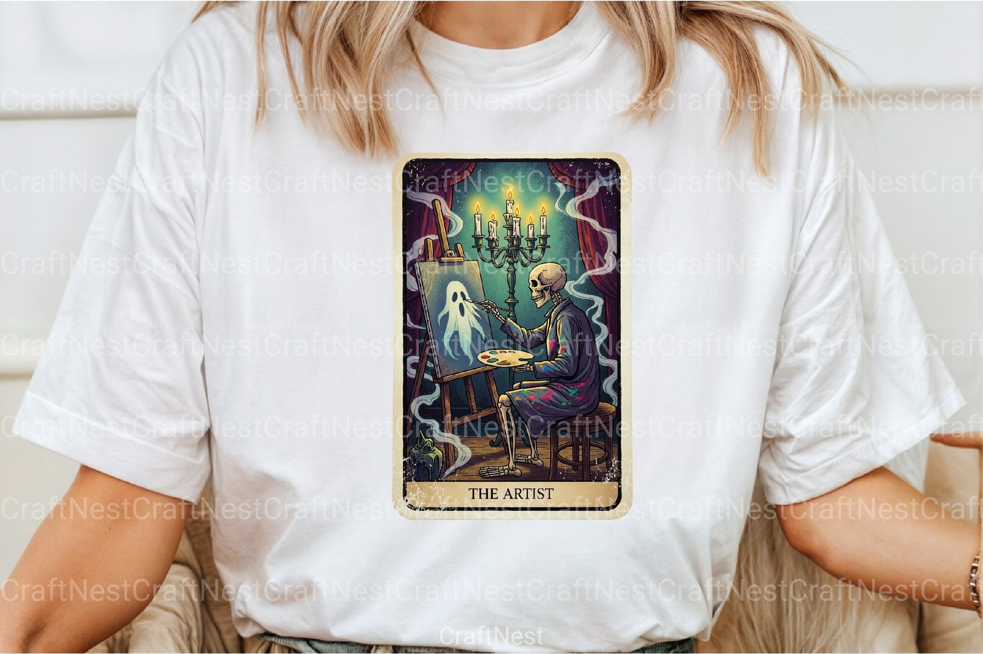 The Artist Halloween Tarot Card Clipart Bundle - CraftNest - Digital Crafting and Art