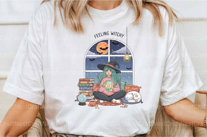 Celestial Witch Clipart Bundle - Witchy Art Collection - CraftNest - Digital Crafting and Art