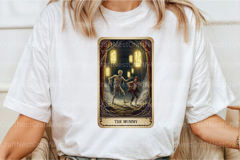 The Mummy Halloween Tarot Card Clipart Bundle - CraftNest - Digital Crafting and Art