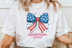 4th of July Hand-Drawn Coquette Bow Clipart Bundle - CraftNest - Digital Crafting and Art