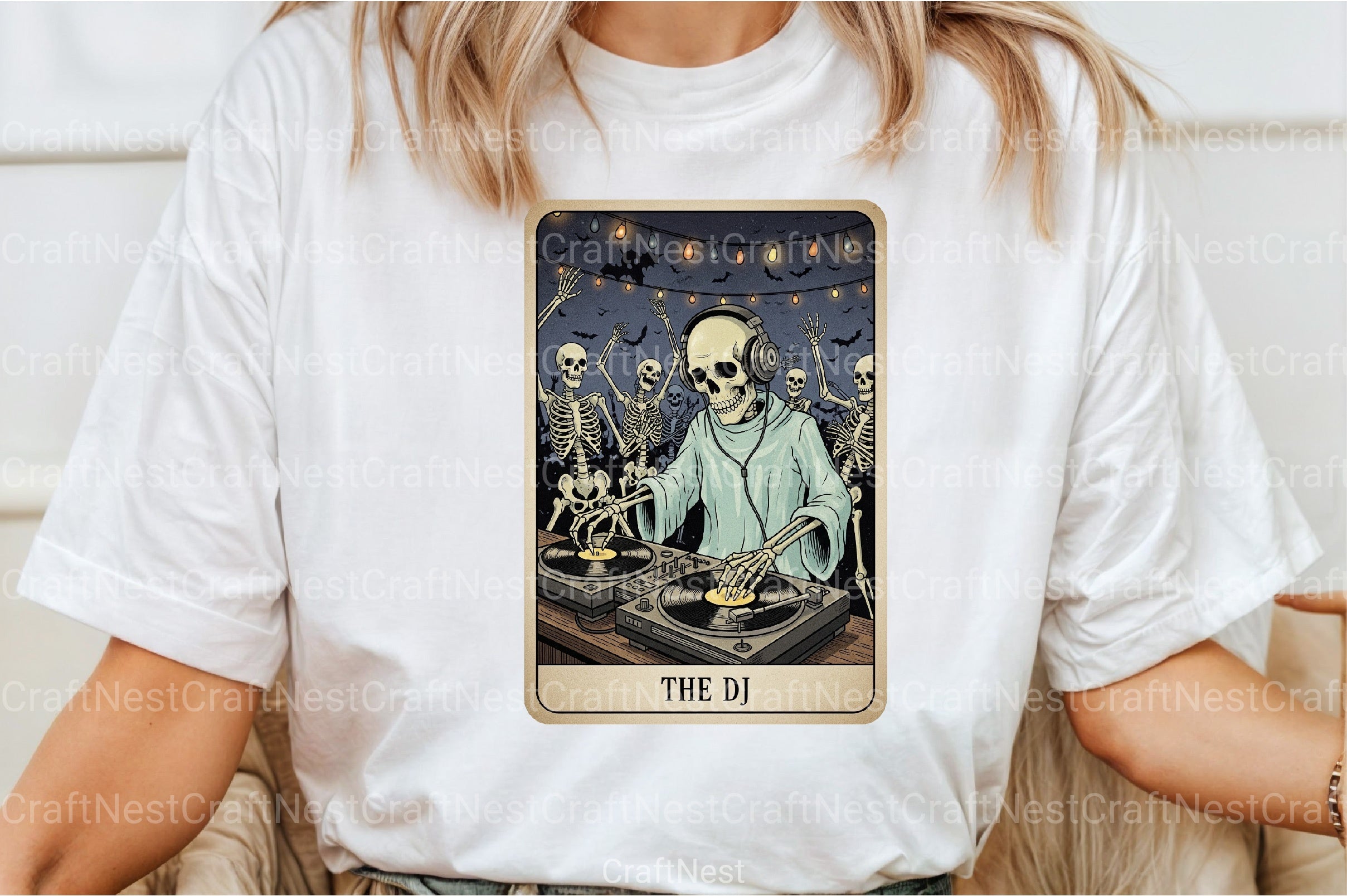 The Dj Halloween Tarot Card Clipart Bundle - CraftNest - Digital Crafting and Art