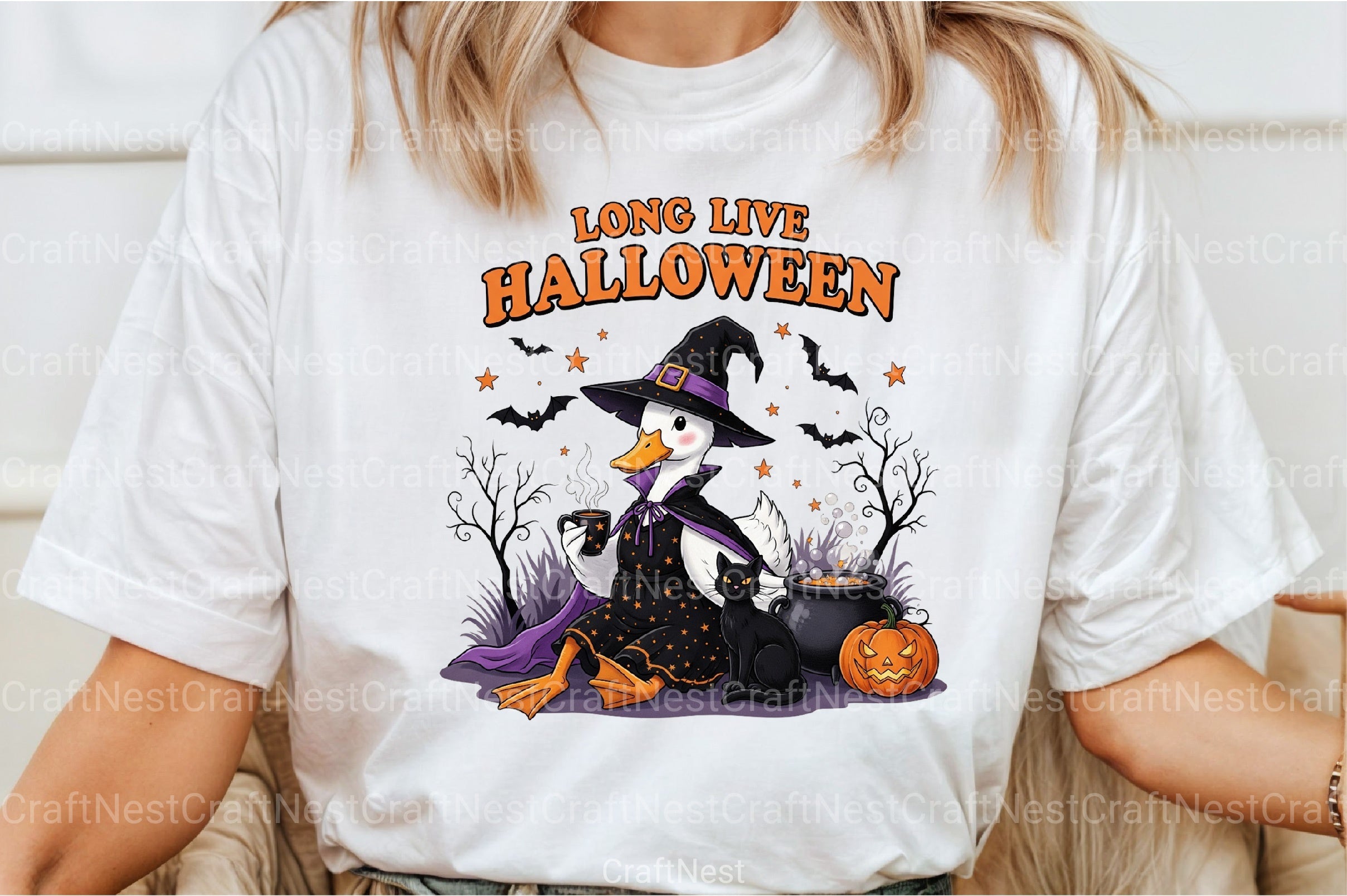 Halloween Goose Witch Clipart Bundle - CraftNest - Digital Crafting and Art