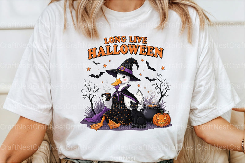 Halloween Goose Witch Clipart Bundle - CraftNest - Digital Crafting and Art