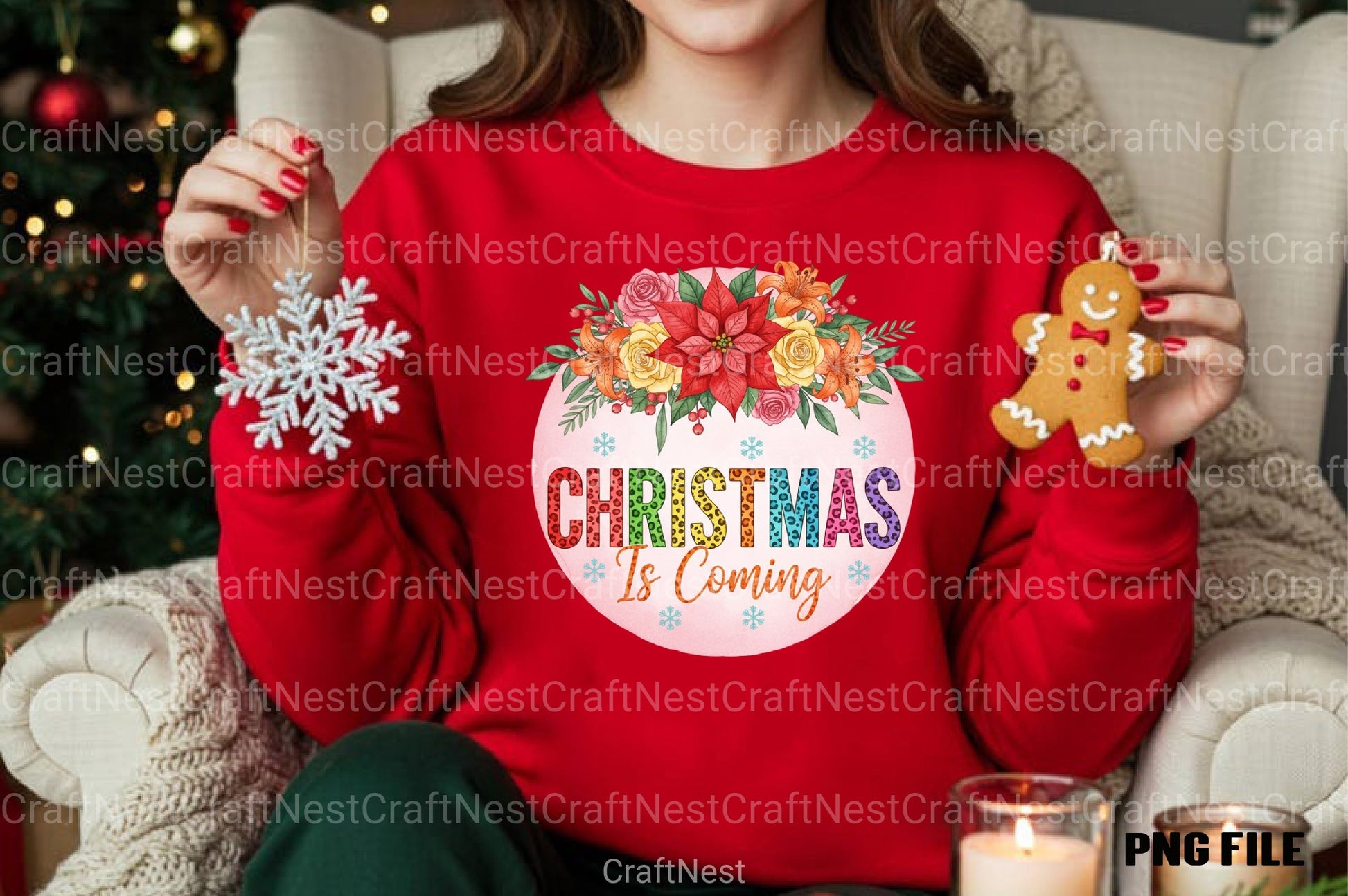 Christmas Clipart Bundle: Festive Holiday Designs 33 - CraftNest - Digital Crafting and Art