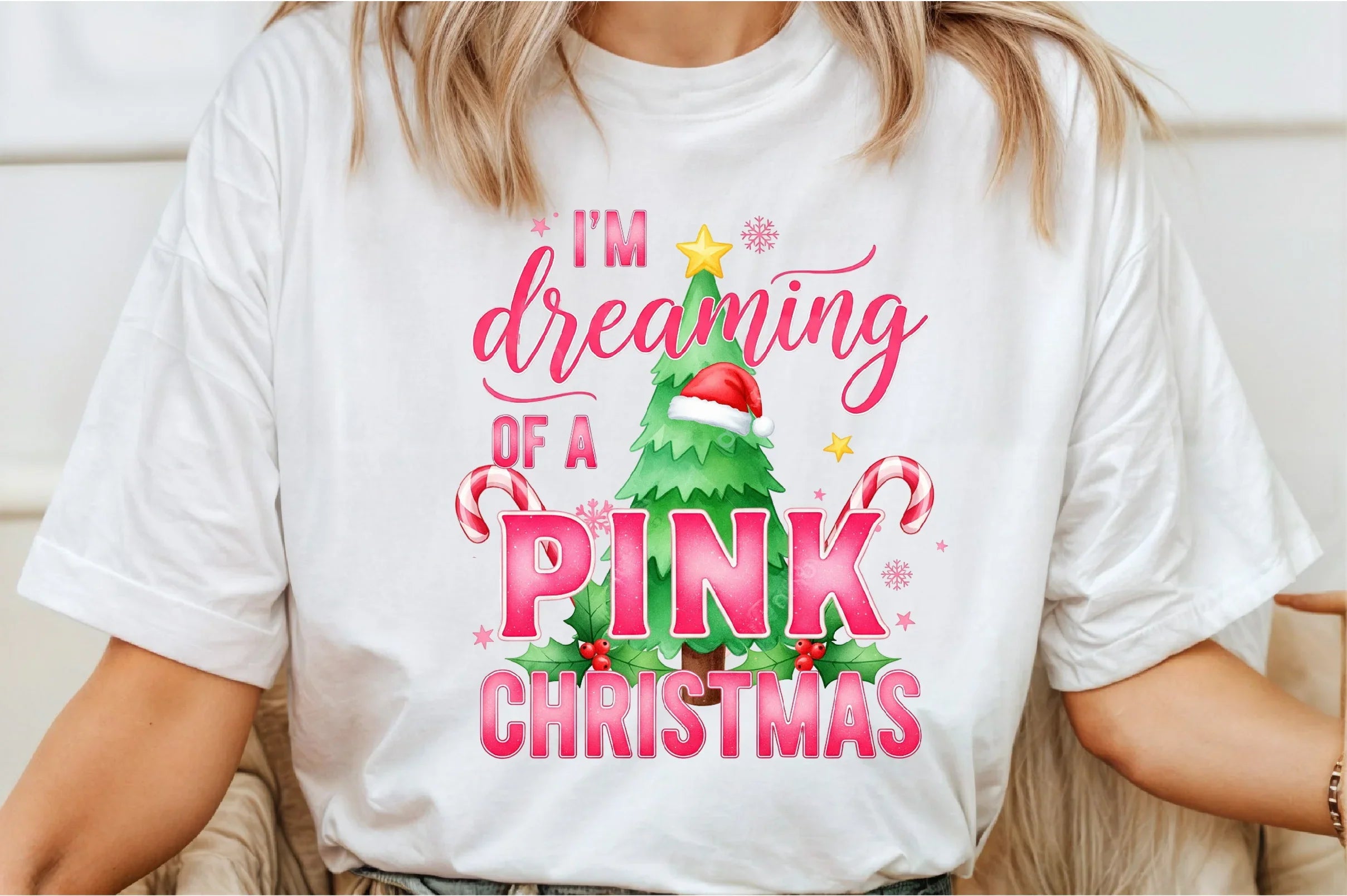Dreaming of a Pink Christmas Clipart Bundle - CraftNest - Digital Crafting and Art