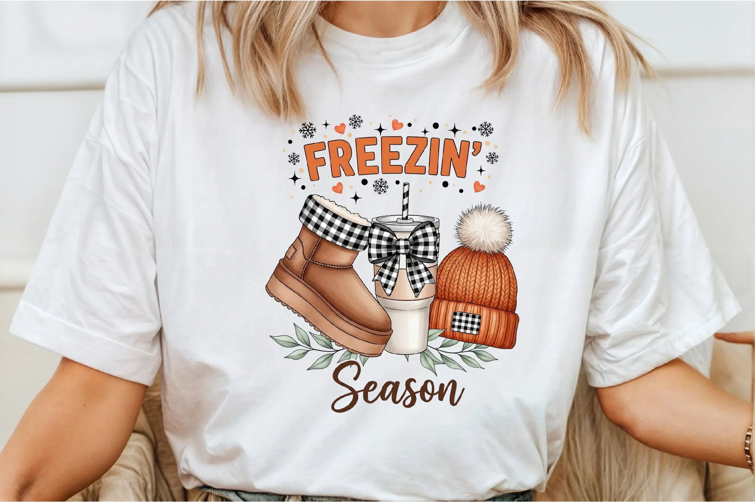 Freezin Season Crewneck Clipart Bundle - CraftNest - Digital Crafting and Art