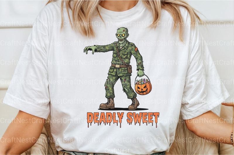 Camo Zombie Halloween Clipart Bundle - CraftNest - Digital Crafting and Art