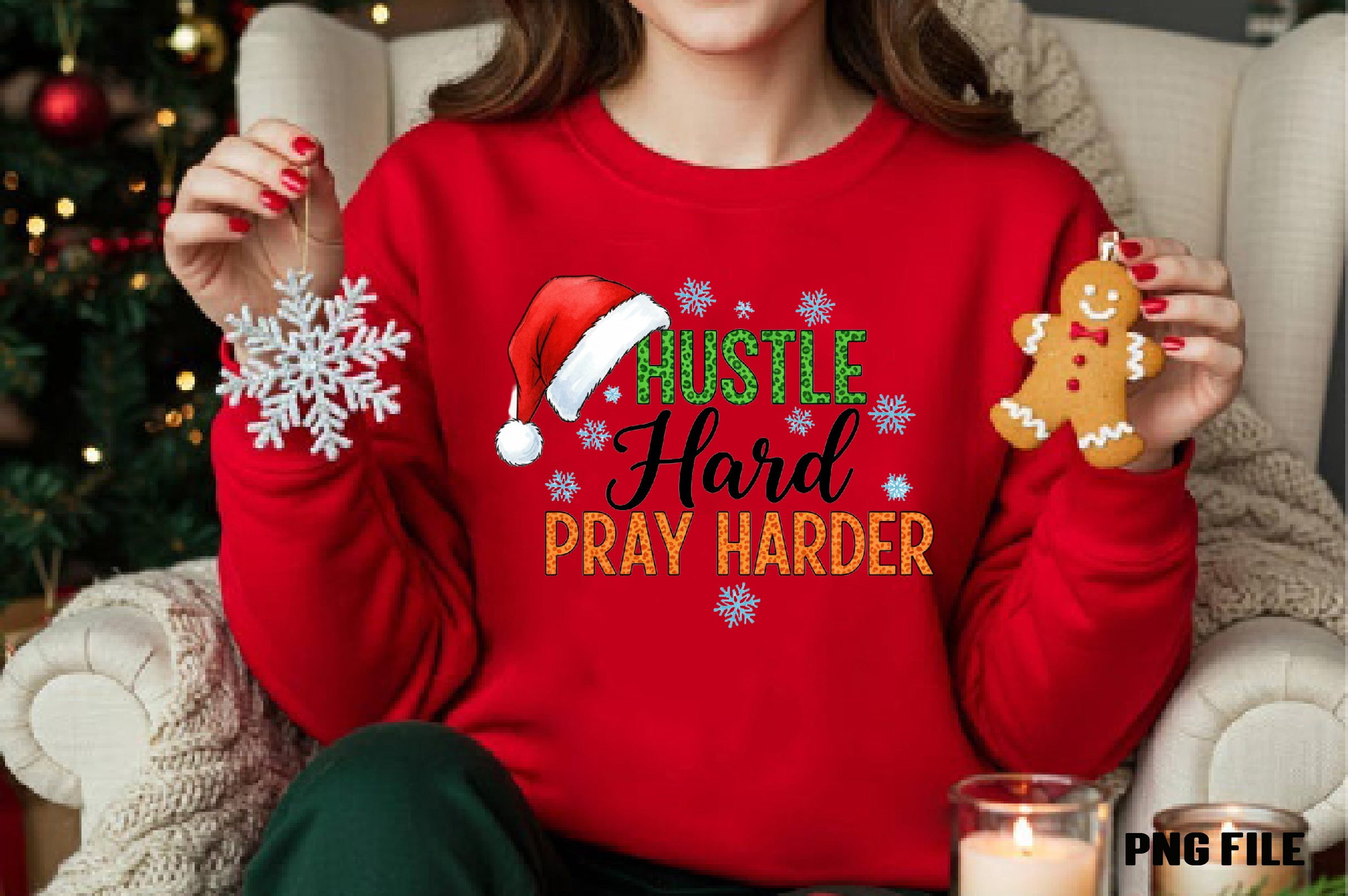 Hustle Hard Pray Harder Clipart Bundle