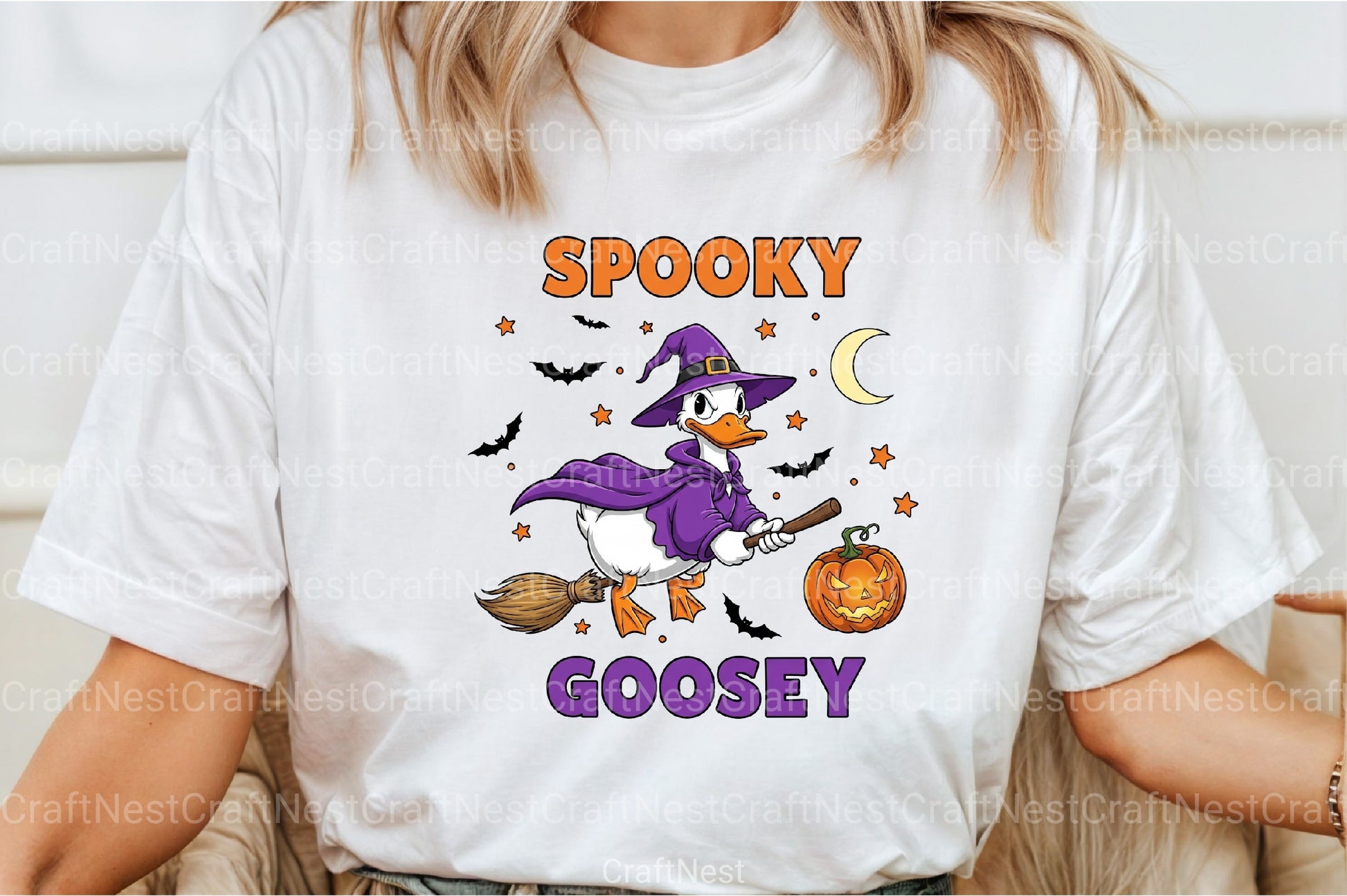 Spooky Goosey Witch Halloween Clipart Bundle - CraftNest - Digital Crafting and Art