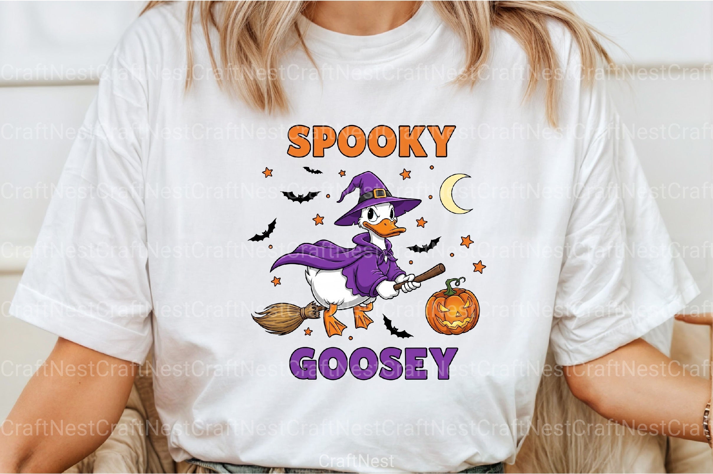 Spooky Goosey Witch Halloween Clipart Bundle - CraftNest - Digital Crafting and Art