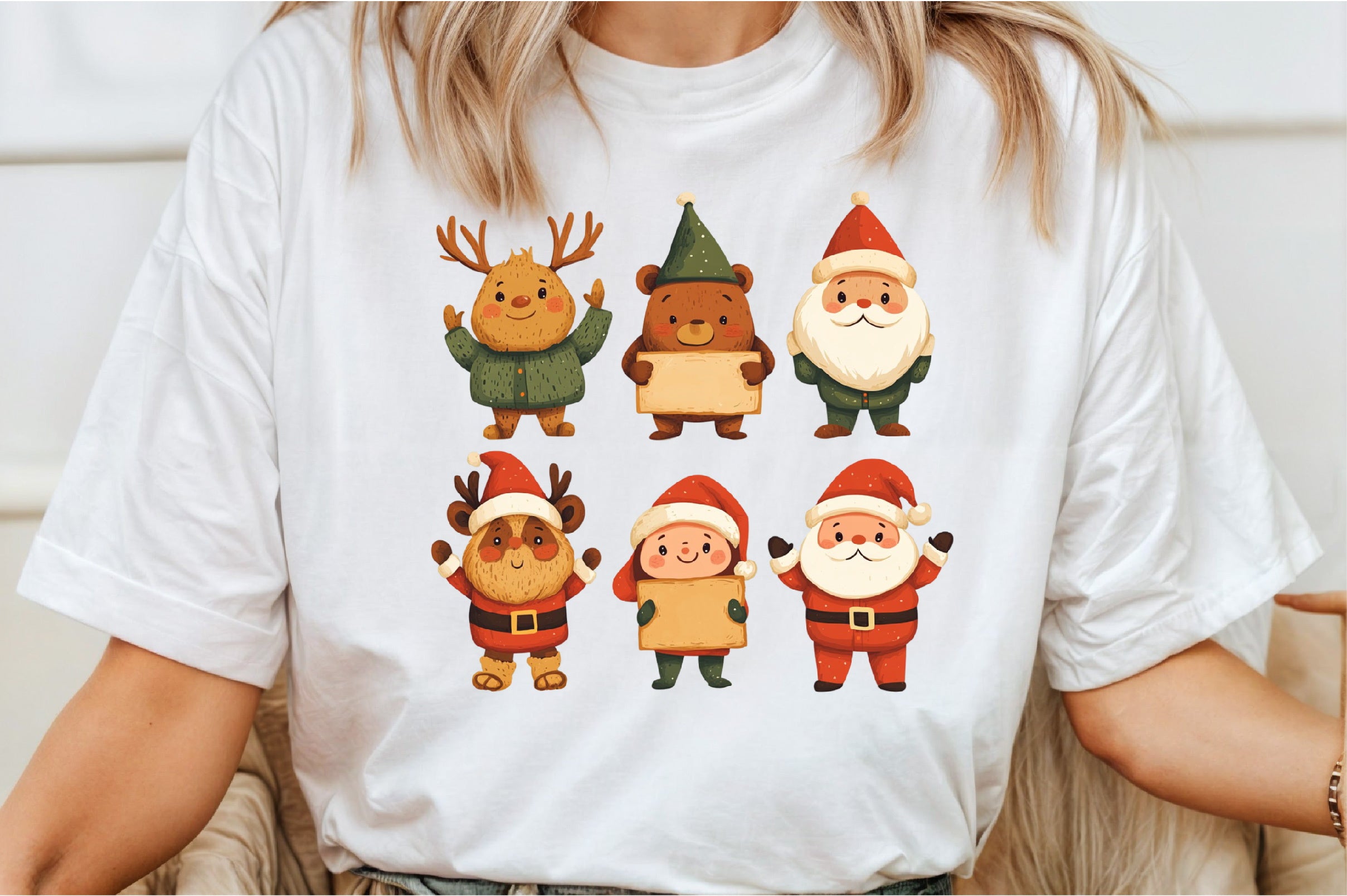 Funny Kawaii Characters Clipart Bundle