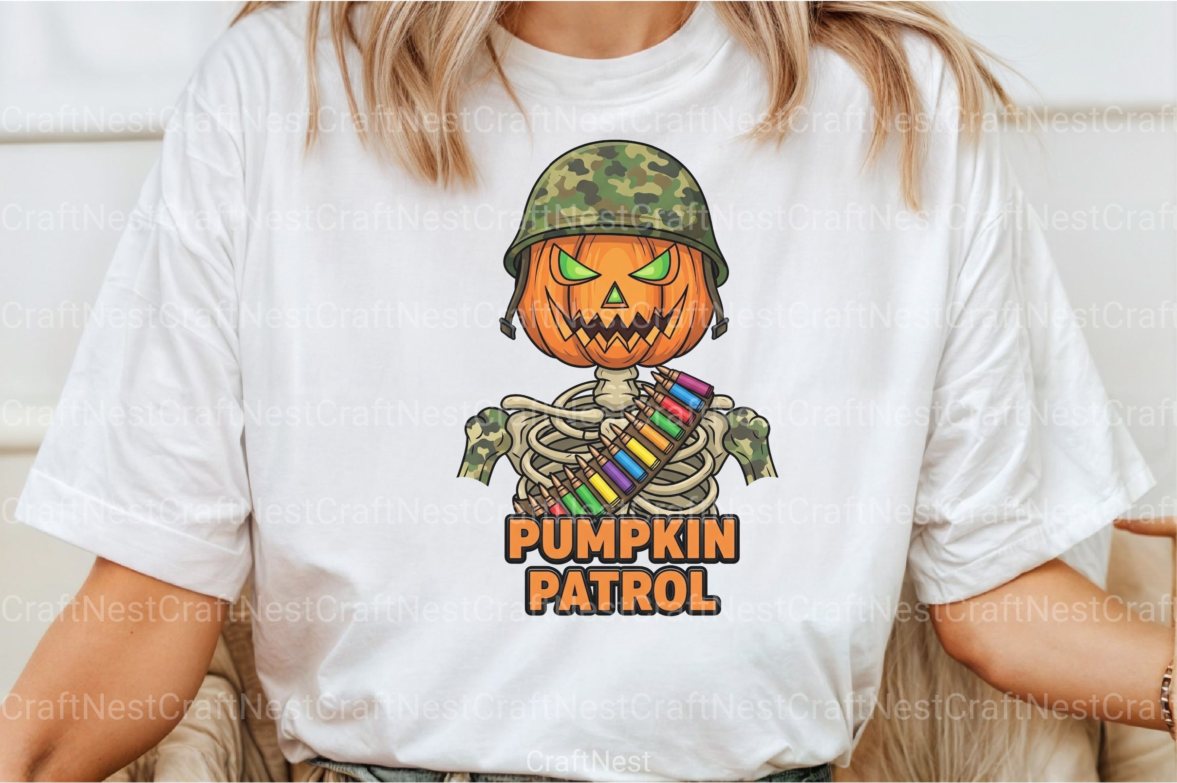 Camo Pumpkin Halloween Clipart Bundle 157 - CraftNest - Digital Crafting and Art
