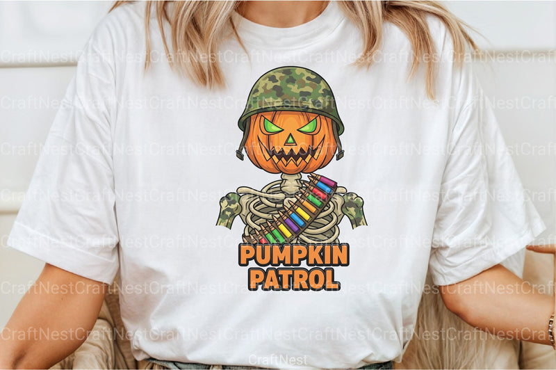 Camo Pumpkin Halloween Clipart Bundle 157 - CraftNest - Digital Crafting and Art