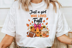 Just a Girl Who Loves Fall Clipart Bundle - CraftNest - Digital Crafting and Art