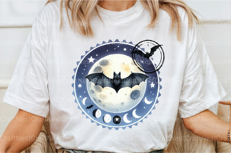 Halloween Stamp Clipart Bundle 33 - CraftNest - Digital Crafting and Art