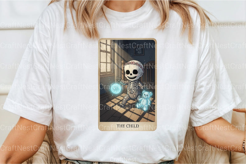 Child Halloween Tarot Card Clipart Bundle - CraftNest - Digital Crafting and Art