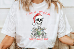 I'm Fine It's Christmas Clipart Bundle 99 - CraftNest - Digital Crafting and Art