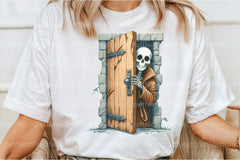 Funny Skeleton Peeking Clipart Bundle 77 - CraftNest - Digital Crafting and Art