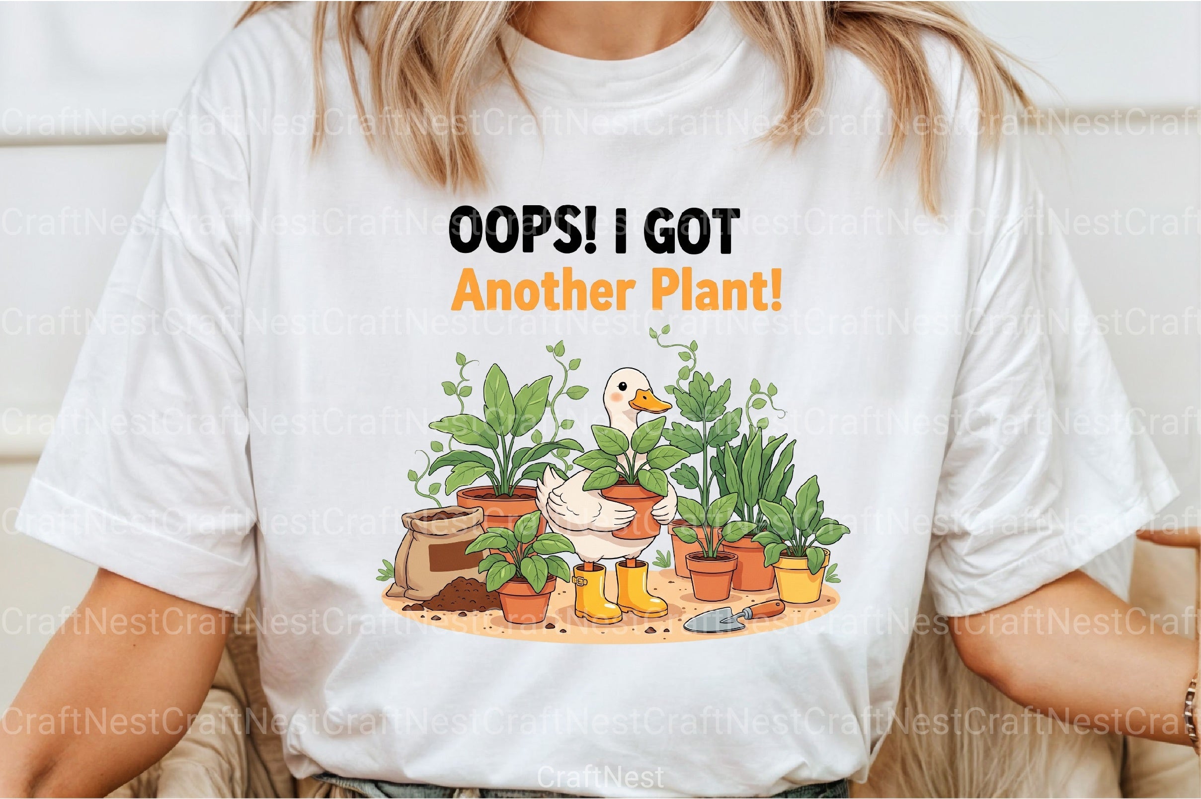 Oops I Got Another Plant Goose Clipart Bundle - CraftNest - Digital Crafting and Art