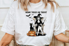 Vintage Halloween Witch & Cat Clipart Bundle - CraftNest - Digital Crafting and Art