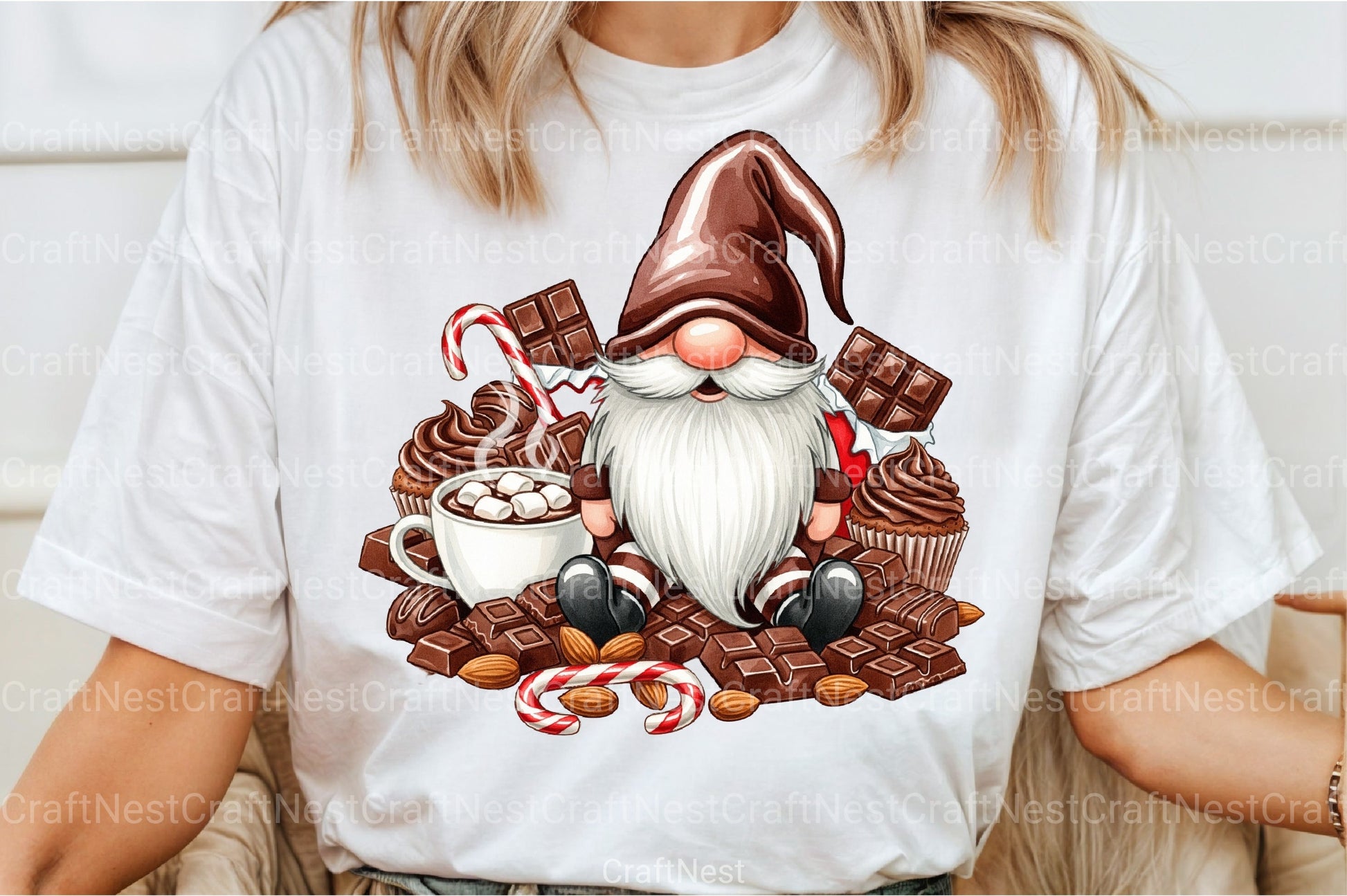 Sweet Chocolate Gnomes Clipart Bundle - CraftNest - Digital Crafting and Art