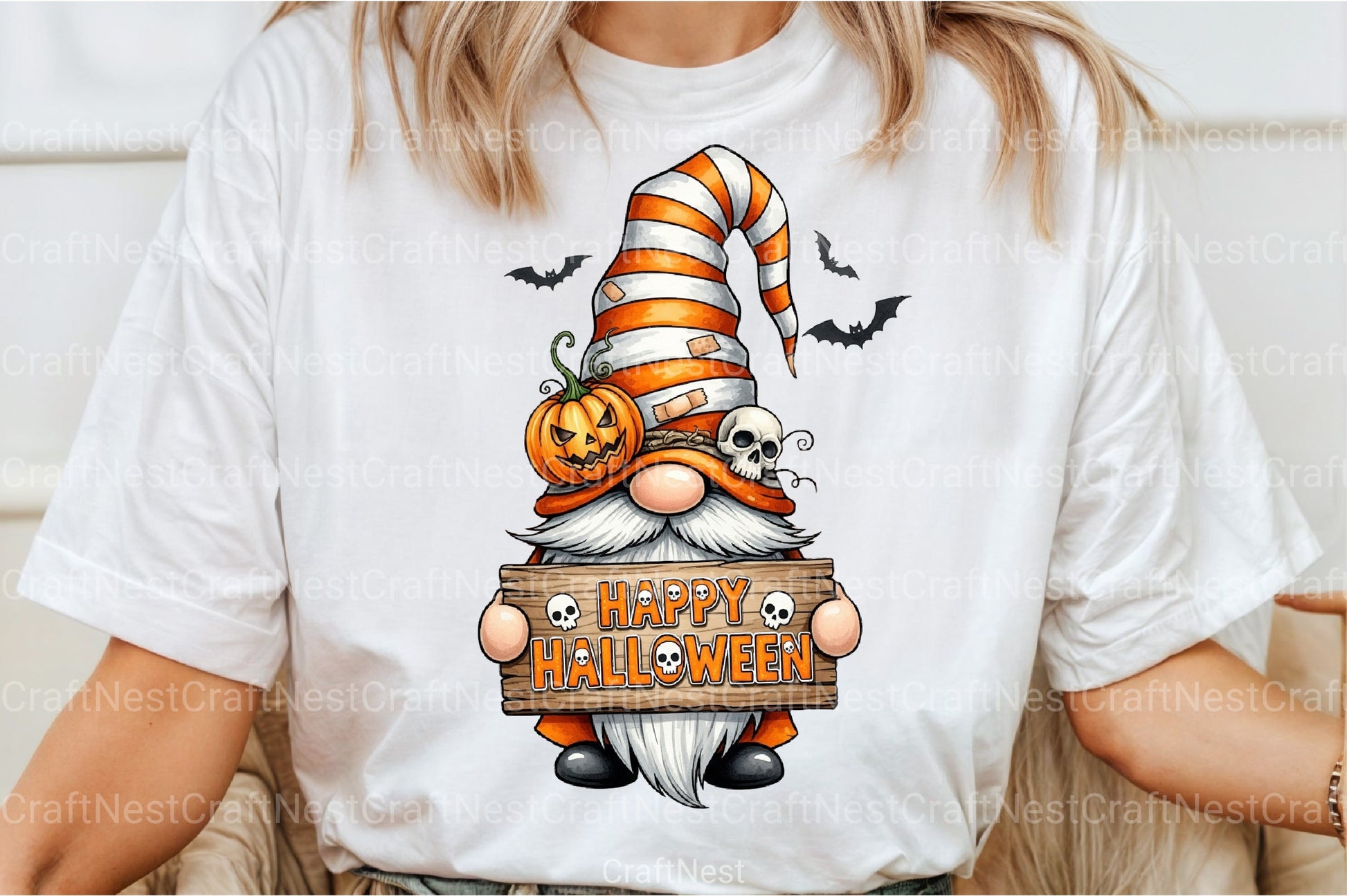 Happy Halloween Gnome Clipart Bundle - CraftNest - Digital Crafting and Art