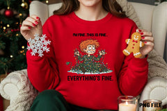 Christmas Anxiety 'I'm Fine' Light Clipart Bundle - CraftNest - Digital Crafting and Art