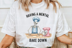Skeleton Baking: Funny Bakery Clipart Bundle - CraftNest - Digital Crafting and Art