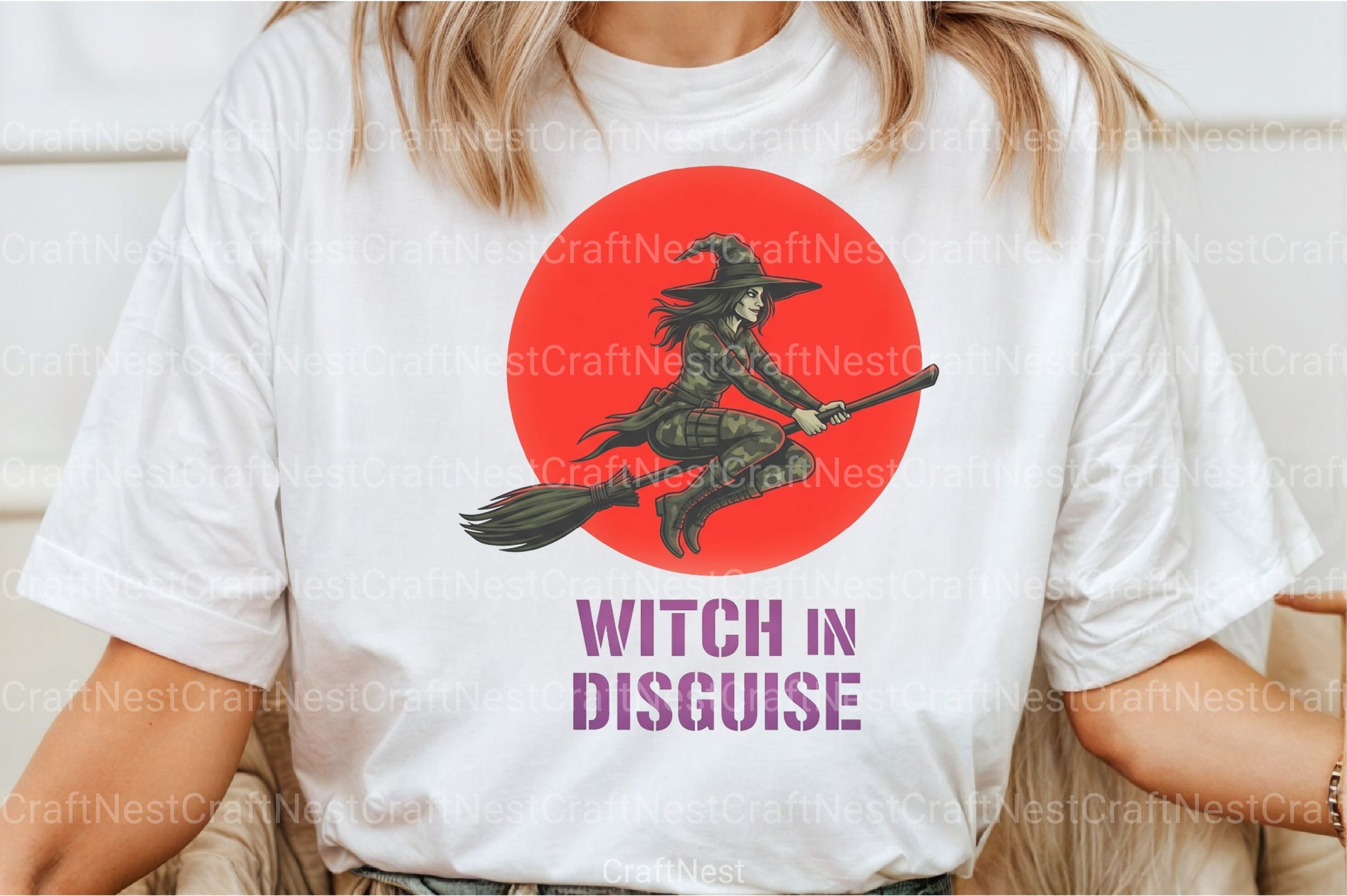 Camo Witch Halloween Clipart Bundle - CraftNest - Digital Crafting and Art