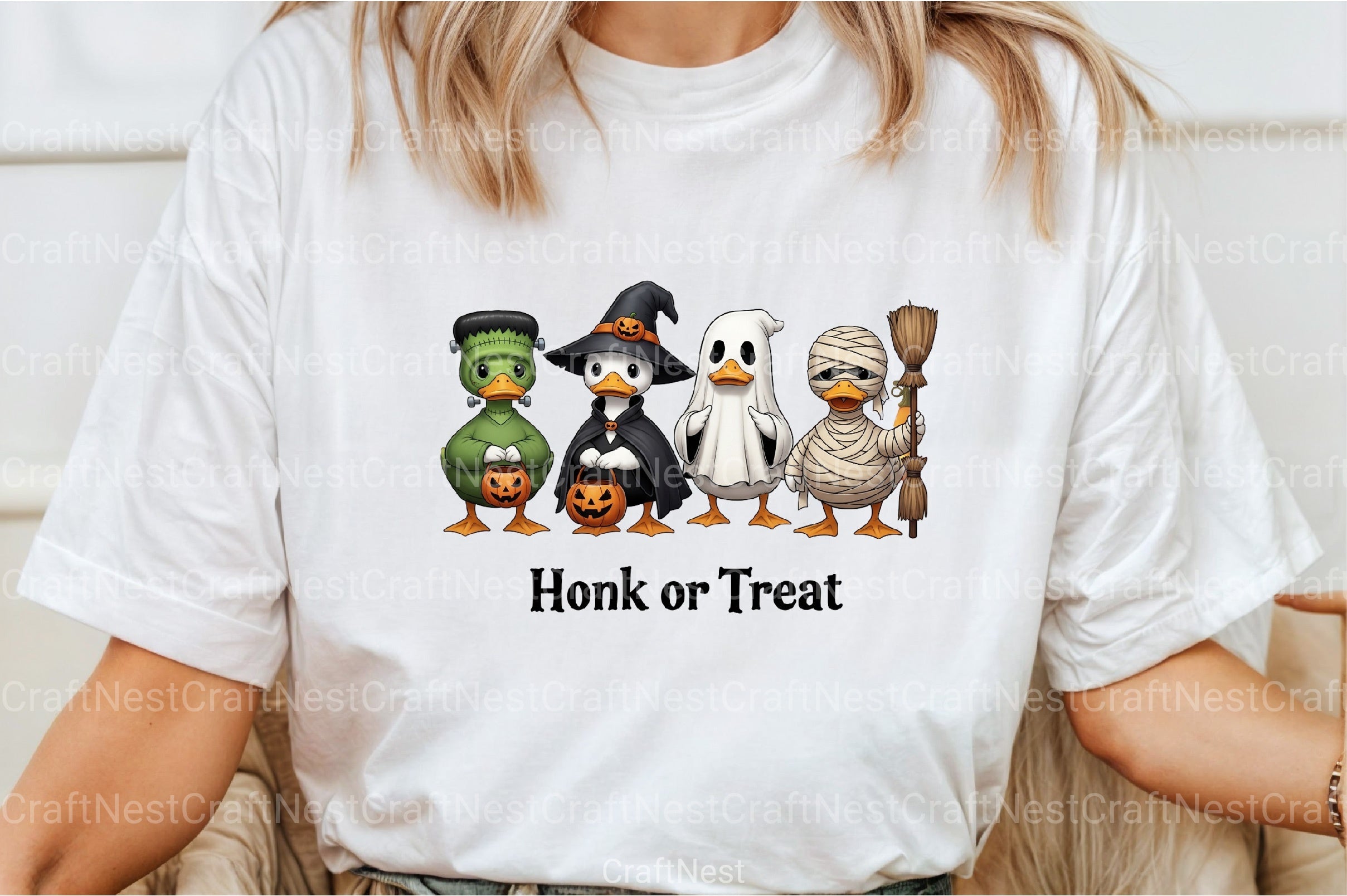 Halloween Goose Trick or Treat Clipart Bundle - CraftNest - Digital Crafting and Art