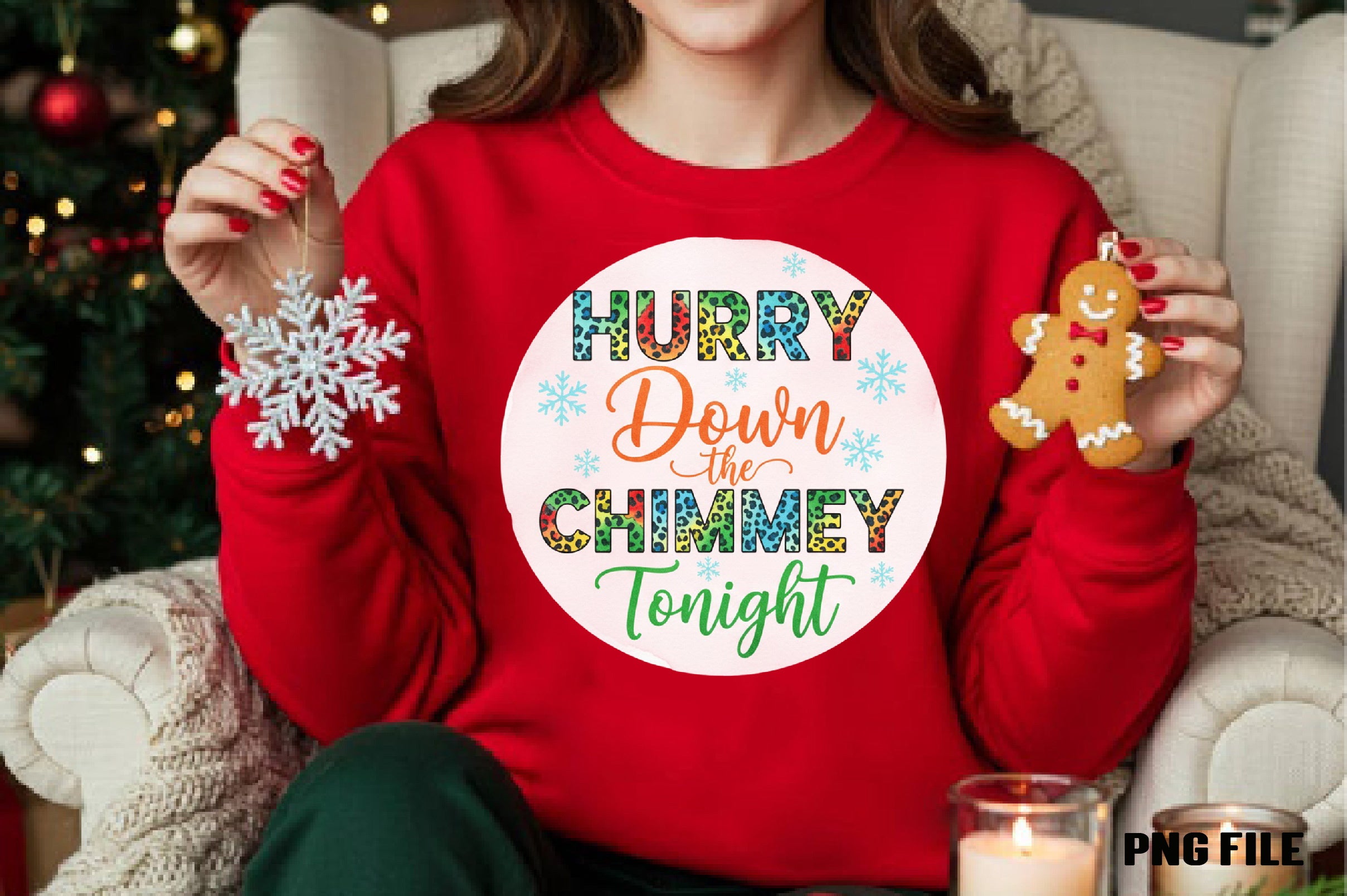 Hurry Down The Chimney Tonight Clipart Bundle