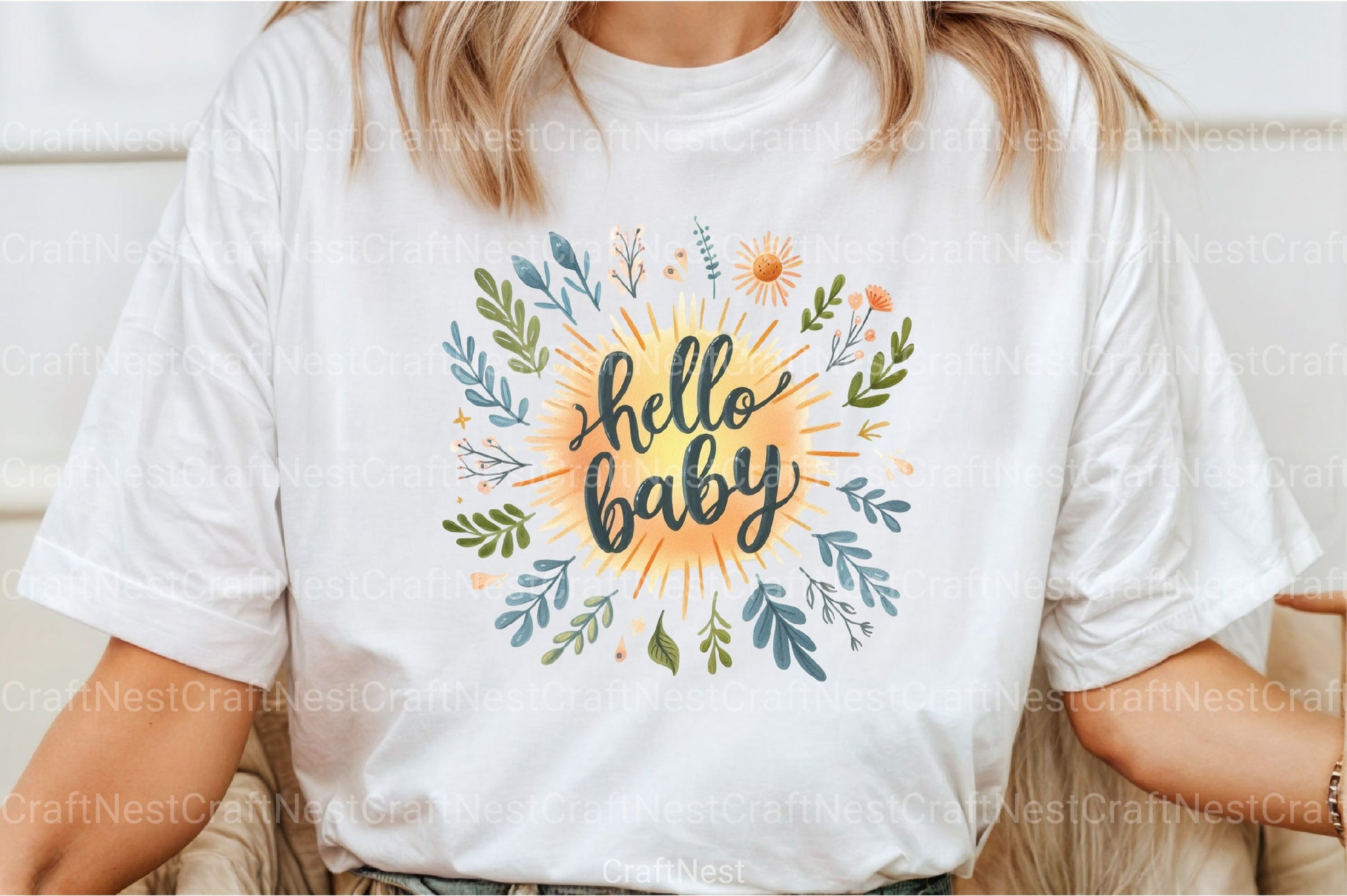 Hallo Baby Clipart Bundle - CraftNest - Digital Crafting and Art