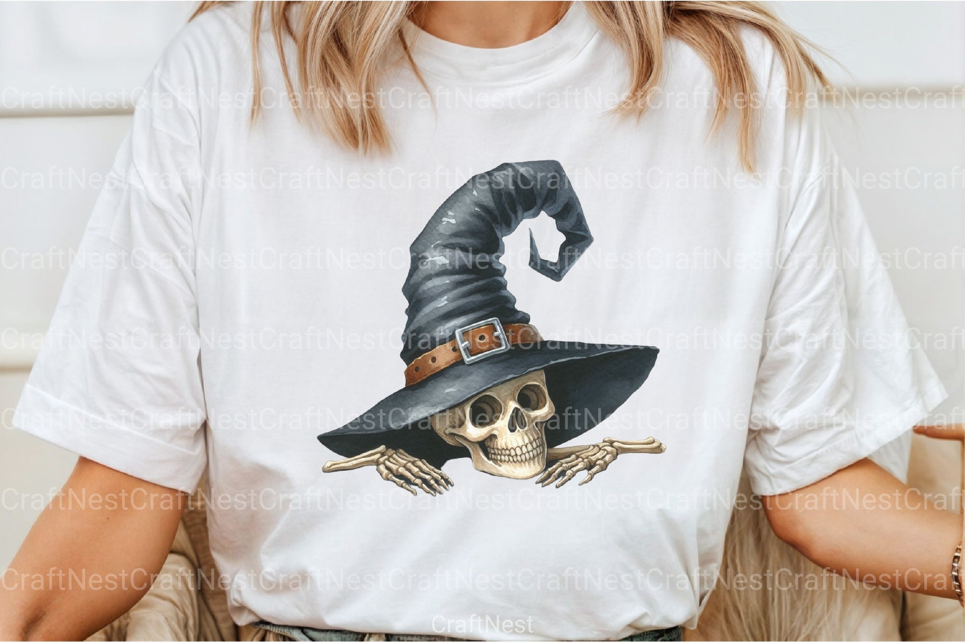 Funny Skeleton Peeking Clipart Bundle 2 - CraftNest - Digital Crafting and Art