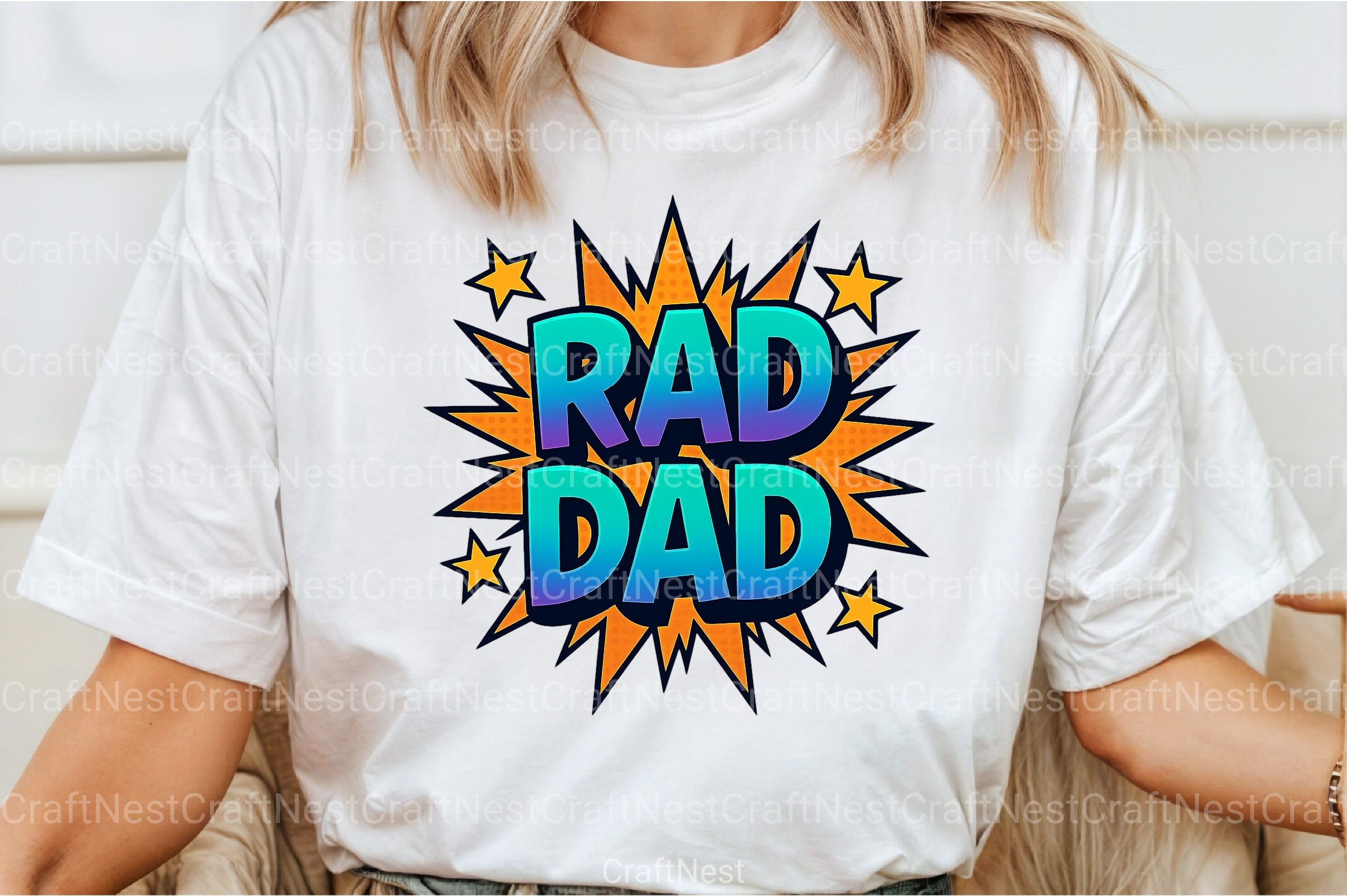 Rad Dad Comic Style Clipart Bundle - CraftNest - Digital Crafting and Art