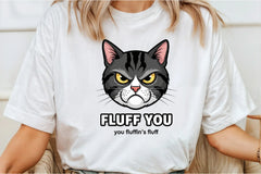 Fluff You Funny Cat Clipart Bundle - CraftNest - Digital Crafting and Art
