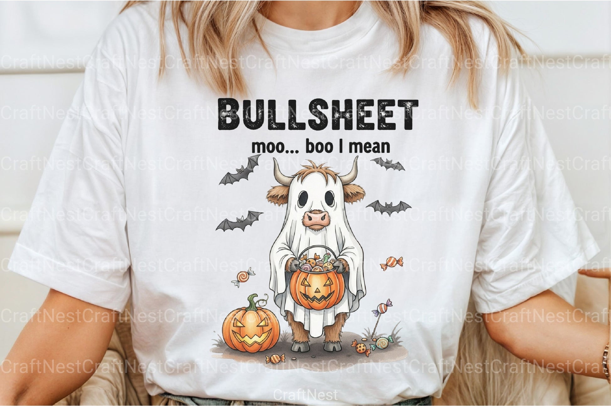 Funny Cow Halloween Clipart Bundle - CraftNest - Digital Crafting and Art