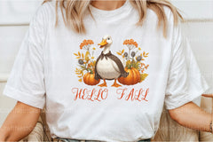 Hello Fall Goose Clipart Bundle - CraftNest - Digital Crafting and Art