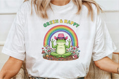 Green & Happy Funny Frog Clipart Bundle - CraftNest - Digital Crafting and Art