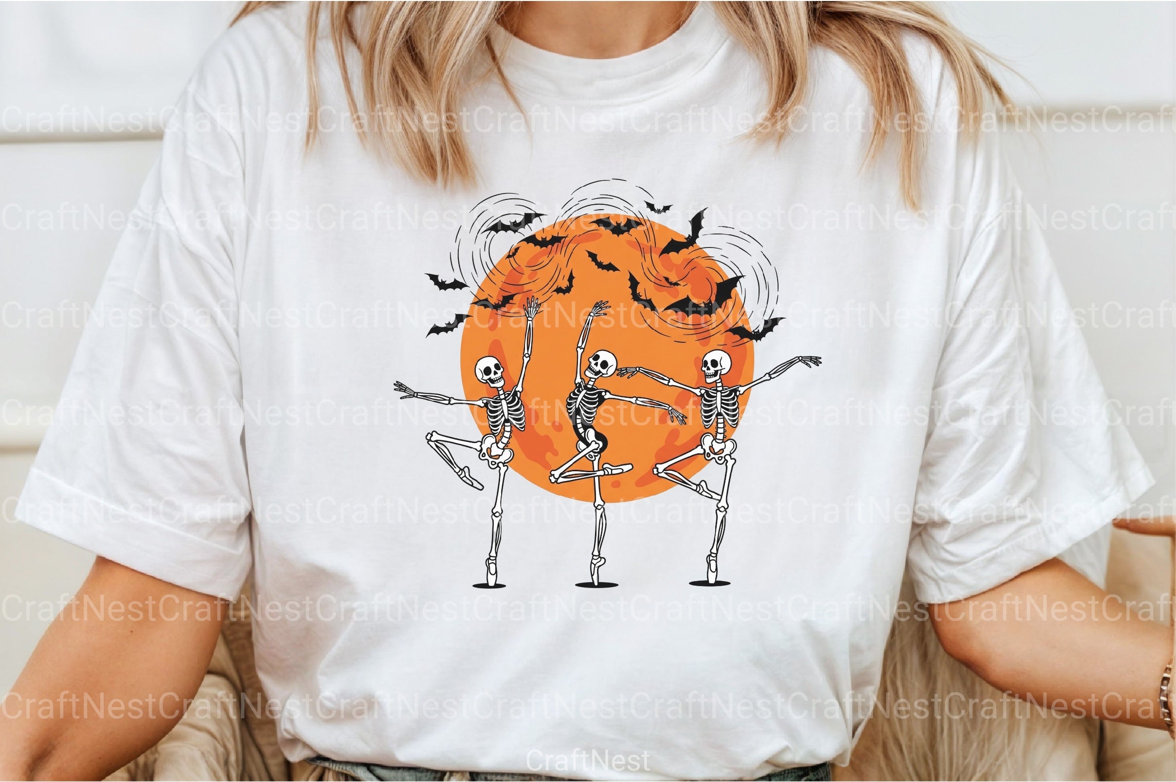 Halloween Skeleton Dance Clipart Bundle - CraftNest - Digital Crafting and Art