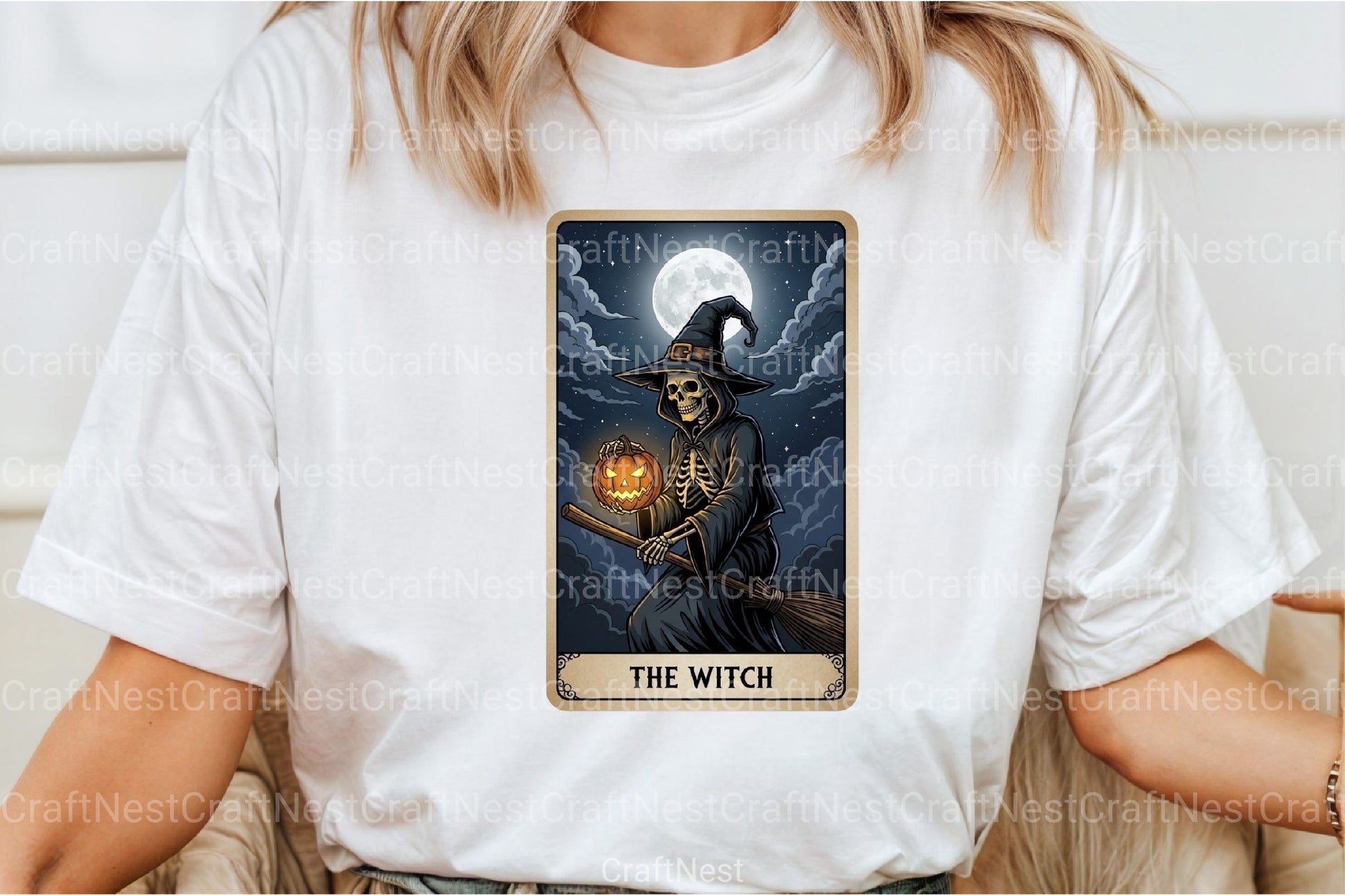 The Witch Halloween Tarot Card Clipart Bundle - CraftNest - Digital Crafting and Art