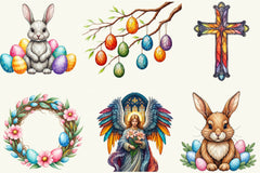 Stained Glass Easter Clipart Bundle - CraftNest - Digital Crafting and Art