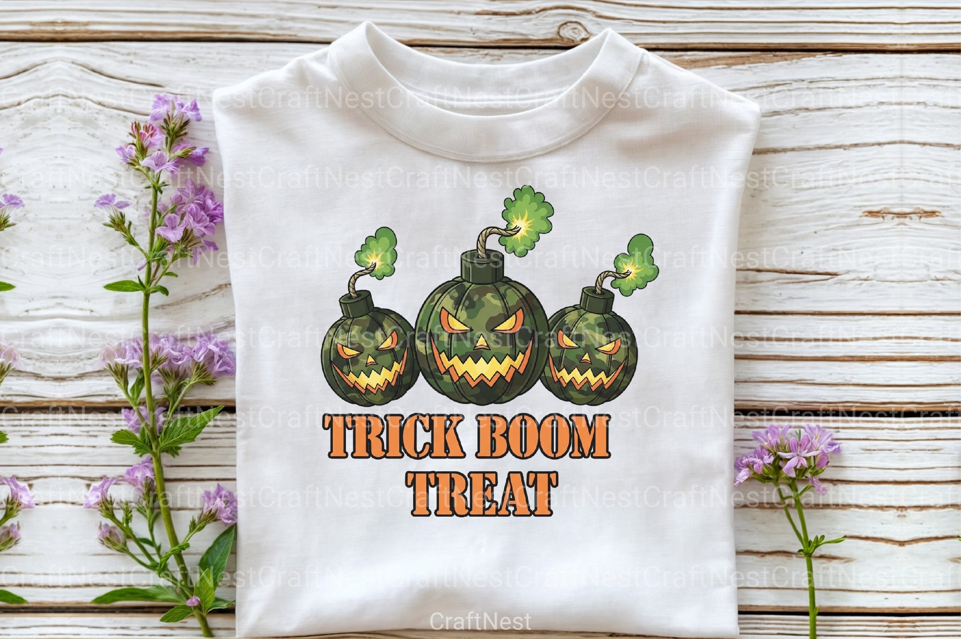 Camo Pumpkins Halloween Clipart Bundle - CraftNest - Digital Crafting and Art