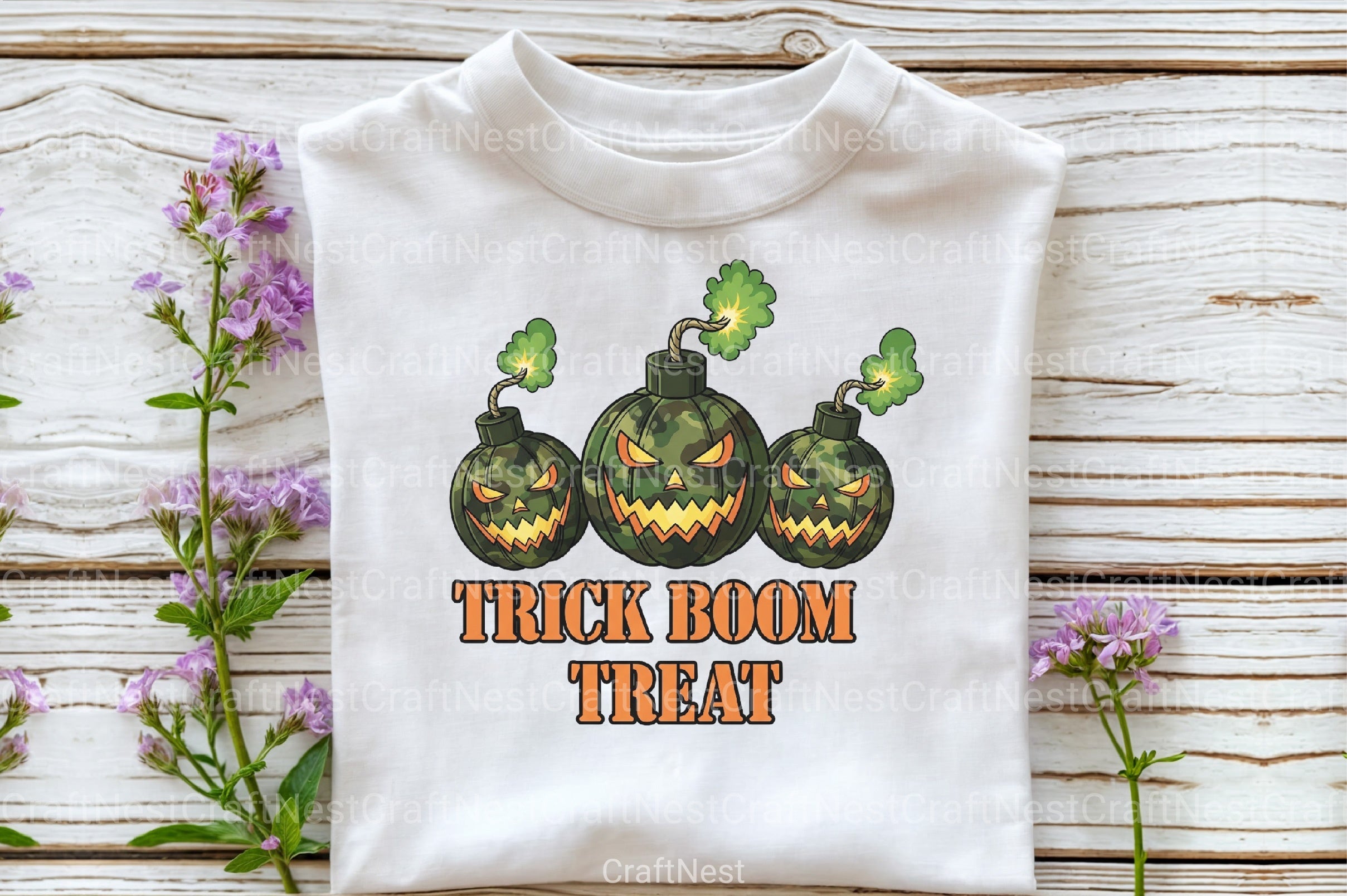 Camo Pumpkins Halloween Clipart Bundle - CraftNest - Digital Crafting and Art