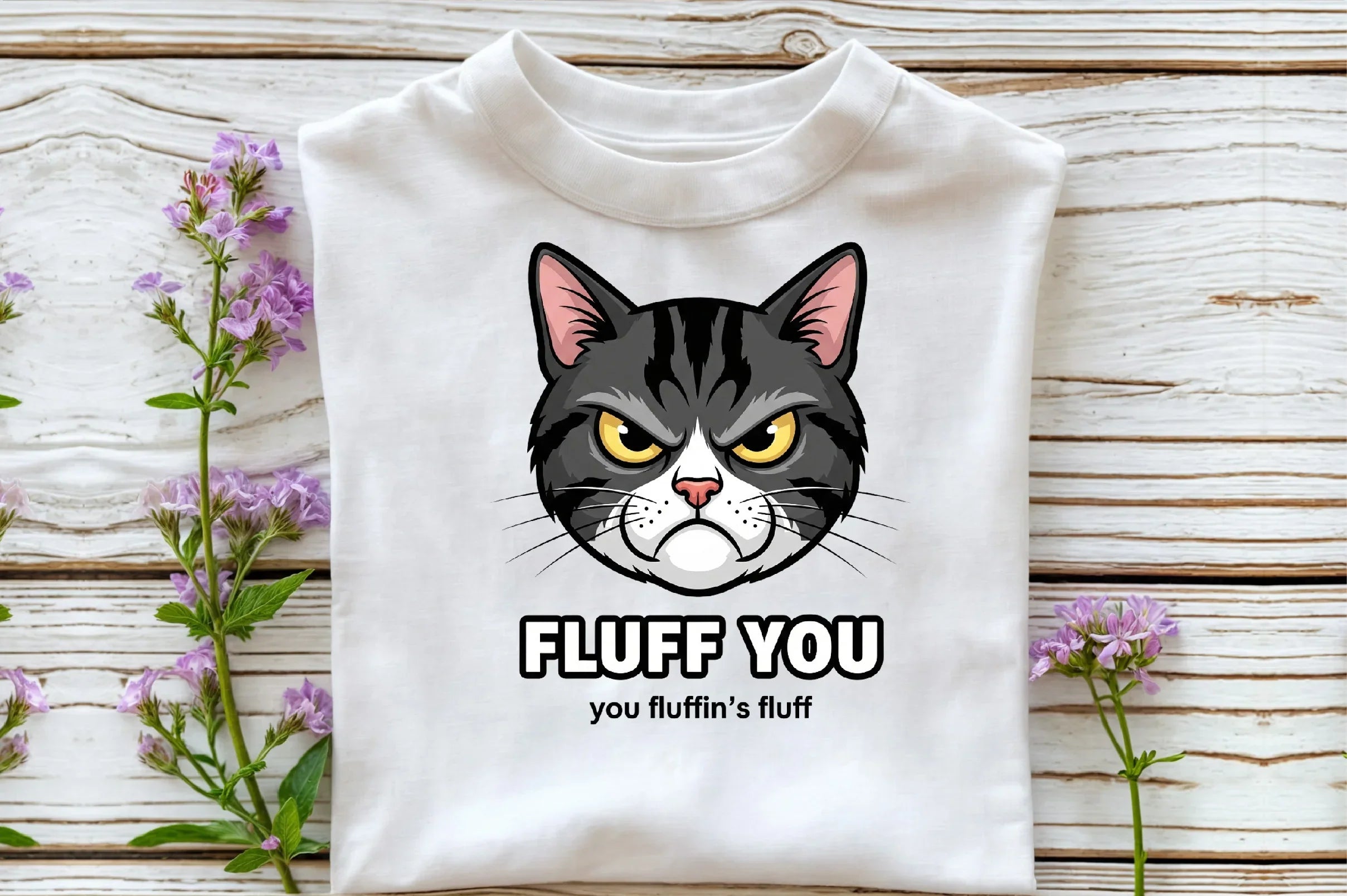 Fluff You Funny Cat Clipart Bundle - CraftNest - Digital Crafting and Art